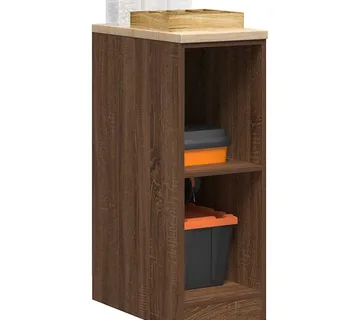 vidaXL Garažni ormar za odlaganje 30x51x85 cm masivne borovine - Venlo