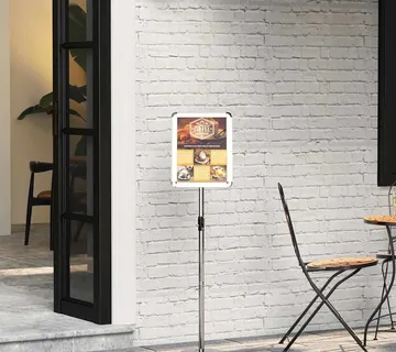 vidaXL Stalci za sajmove Srebrno 30 x 25 x 128 cm Aluminij - Venlo