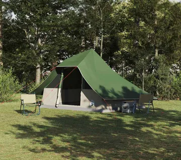 vidaXL Tipi šator 10-osobni Zelena taft - Venlo