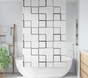 vidaXL Rolo zavjesa za tuš 130x240 cm širina tkanine 126 cm - Venlo