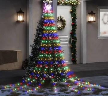 vidaXL Svjetlo za božićno drvce 320 LED šarene 375 cm - Venlo