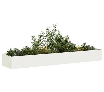 vidaXL Sadilica bijela 360x80x40 cm od čelika - Venlo