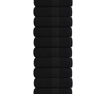 vidaXL Ručnici za goste FROGN 10 kom. Crni 30x50 cm 360 g/m² - Venlo