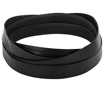 vidaXL Kožni Remen 1 Crna 200 x 3 cm Koža - Venlo