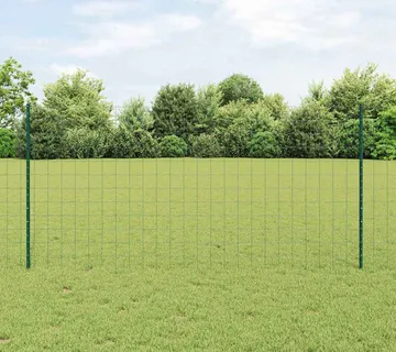 vidaXL Euro ograda s postom 25 x 1,2 m Čelik premazan PVC-om Zelena - Venlo