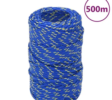 vidaXL Brodski konop plavi 2 mm 500 m od polipropilena - Venlo