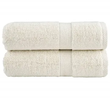 vidaXL Premium ručnici za pranje SOLUND 2 kom. krem 30x30 cm 600 g/m² - Venlo