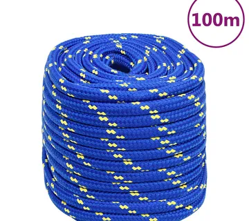vidaXL Brodski konop plavi 18 mm 100 m od polipropilena - Venlo