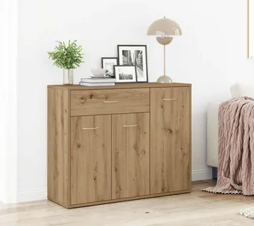 vidaXL Komoda Artisan hrast 88x30x70 cm izrađeno drvo - Venlo