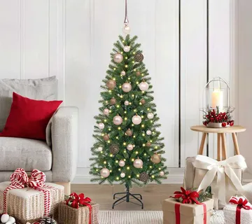 vidaXL Umjetno božićno drvce Zelena 120 cm PE i PVC - Venlo