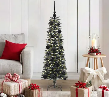 vidaXL Umjetno božićno drvce Zelena 120 cm PVC, Plastika i Čelik - Venlo