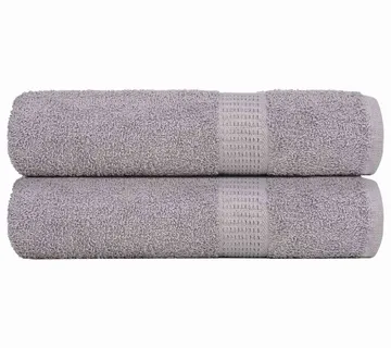 vidaXL Ručnici za tuširanje FROGN 2 kom. sive 70x140 cm 360 g/m² - Venlo