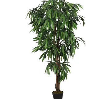 vidaXL Umjetno stablo manga 900 listova 180 cm zeleno - Venlo