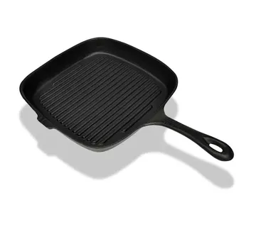 vidaXL Grill Tava Lijevano Željezo 24x23 cm - Venlo