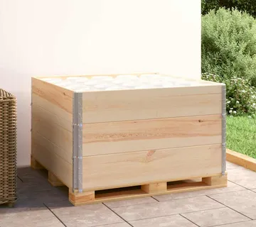 vidaXL Okviri za palete 3 kom 100 x 100 cm od masivne borovine - Venlo
