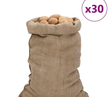 vidaXL Jutene vreće 30 kom 60 x 105 cm 100 % juta 340 g/m² - Venlo