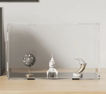 vidaXL Kutija za izlaganje prozirna 31x17x19 cm akrilna - Venlo