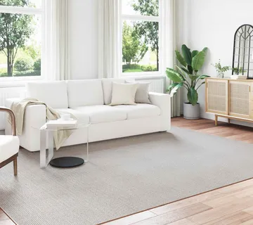 vidaXL Tepih za unutrašnjost LUGO Krem 340 x 240 cm Poliester - Venlo