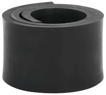 vidaXL Gumeni rub za ralicu za snijeg crni 80x10x1 cm - Venlo
