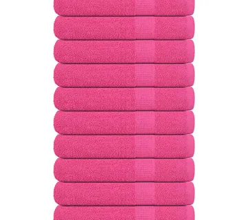 vidaXL Ručnici za saunu FROGN 10 kom roza 80x200 cm 360 g/m² - Venlo
