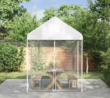 vidaXL Mreža protiv komaraca za gazebo 220 mesh Bijela 2 x 2 x 2 m - Venlo
