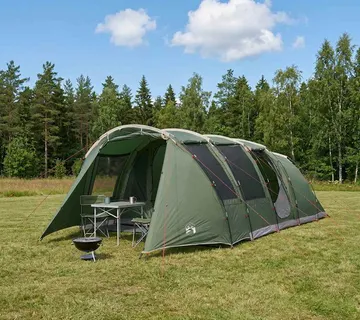 vidaXL Tunelski šator 675 x 392 x 210 cm Zelena - Venlo
