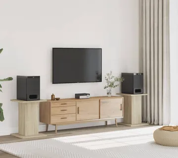 vidaXL Stalci za zvučnike 2 kom 30 x 30 x 60 cm konstruirano drvo - Venlo