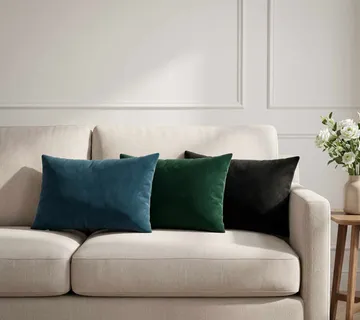 vidaXL Presvlaka za jastuk 2 pcs HEERLEN Plava 30 x 50 cm Baršun - Venlo