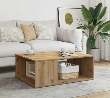vidaXL Stol za kavu Artisan hrast 90x67x33 cm Konstruirano drvo - Venlo
