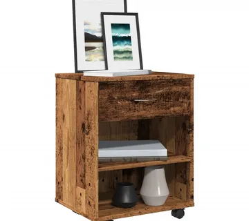 vidaXL Rolo ormarić staro drvo 46x36x59 cm izrađeno drvo - Venlo