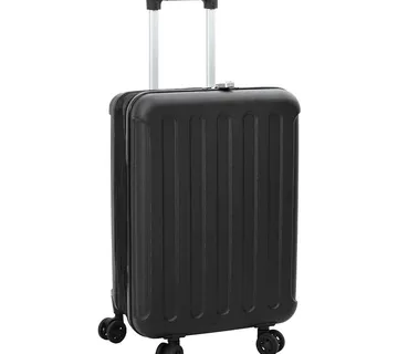 vidaXL Kofer s zaključavanjem Crna 43 x 27 x 66 cm ABS plastika - Venlo