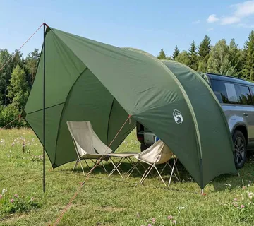 vidaXL Nadstrešnica za prtljažnik otporna na vodu Maslinasto zelena - Venlo