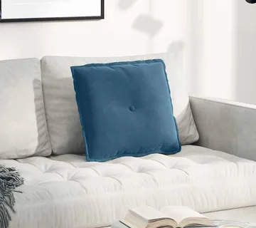 vidaXL Jastuk za leđa Plava 50 x 45 cm Kordura tekstil - Venlo