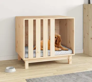 vidaXL Kućica za pse 70 x 50 x 62 cm od masivne borovine - Venlo