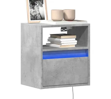 vidaXL Zidni TV ormarići LED 2 kom boja betona 41x31x45 cm - Venlo