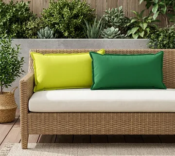 vidaXL Presvlaka za jastuk 6 kom. HOUTEN Svijetlo zelena. 40 x 80 cm - Venlo