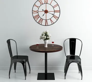 vidaXL Zidni sat metalni 58 cm crveni - Venlo