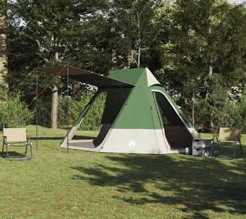 vidaXL Kamping šator 10-osobni Vodootporan Zelena taft - Venlo