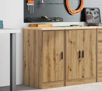 vidaXL Garažni ormar za odlaganje 40x51x85 cm masivne borovine - Venlo