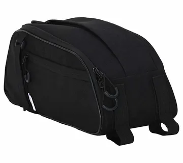 vidaXL Torba za bicikl Crna 38 x 16 x 16 cm Poliester - Venlo