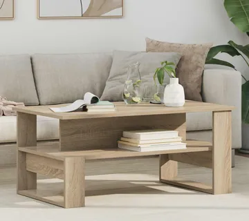 vidaXL Kava Stol Sonoma hrast 90 x 50 x 40 cm Konstruirano drvo - Venlo
