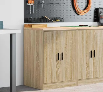 vidaXL Garažni ormar za odlaganje 60x51x85 cm masivne borovine - Venlo