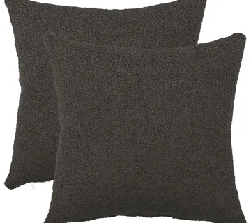 vidaXL Presvlaka za jastuk 2 pcs HEERLEN Tamnosiva 35 x 35 cm Bouclé - Venlo