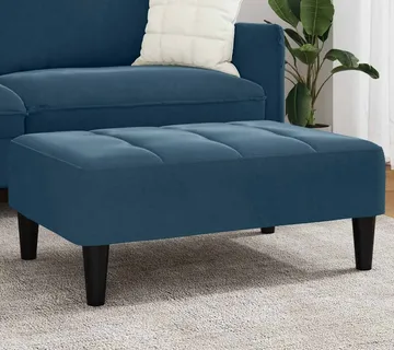vidaXL Tabure plavi 77x55x31 cm baršunasti - Venlo