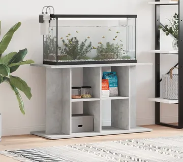 vidaXL Stalak za akvarij Betonsko sivi 100x40x60 cm Konstruirano drvo - Venlo