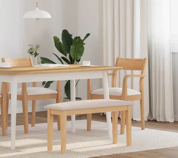 vidaXL Klupa 90 cm puna drvena guma - Venlo