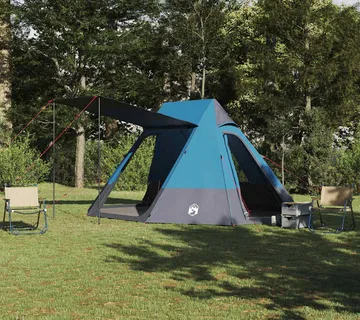 vidaXL Kamping šator 10-osobni Vodootporan Plava taft - Venlo