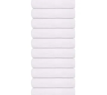 vidaXL Ručnici za kupanje FROGN 10 kom bijeli 100x150 cm 360 g/m² - Venlo