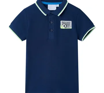 vidaXL Dječja polo majica modra 116 - Venlo
