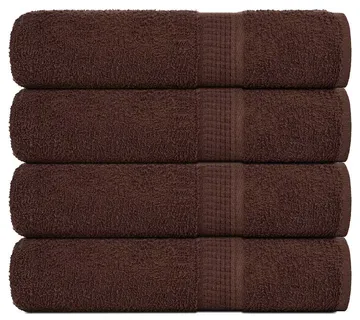 vidaXL Ručnici za tuširanje FROGN 4 kom smeđi 70x140 cm 360 g/m² - Venlo